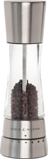 Cole & Mason - Gourmet Derwent pepperkvern 19 cm børstet stål