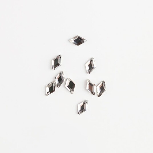 Brillbird Norge Rhinestone 10stk   Rhombus 3x5mm