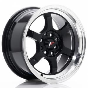 Japan Racing JR12 Shiny Black 8.5x15 4/100 ET13 B73.1