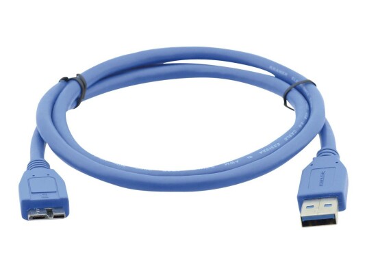 KRAMER C-USB3/MicroAB Series C-USB3/MicroAB-3 - USB-kabel - USB-type A til Micro-USB Type B - 90 cm