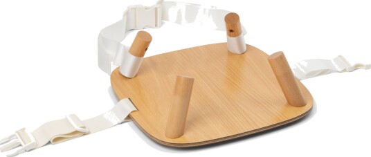 Ziza Barnesete Bunnplate, Natural/White