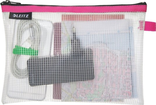 Leitz Wow Travel Medium - Pung For Passport / Cables / Power Banks / Cosmetics - Eva-Folie - Rosa