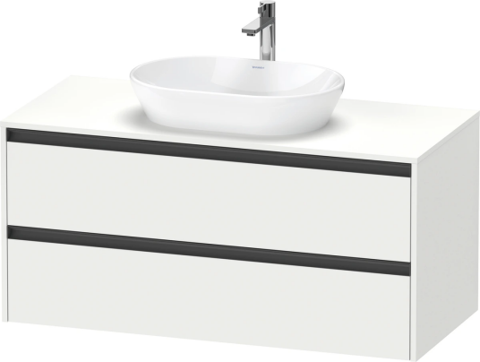 Duravit Ketho.2 Servantskap 2 Skuffer 1200x550 mm Hvit Matt