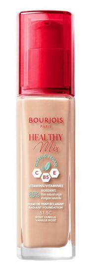Bourjois Healthy Mix Clean Liquid Foundation 51.5C Rose Vanilla 3 Bourjois Healthy Mix Clean Liquid Foundation 51.5C Rose Vanilla 3