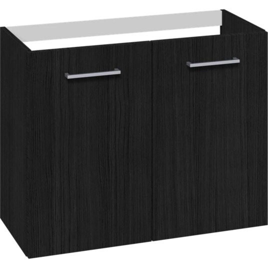 1904 Voss Slim Servantskap med 2 Dører Svart eik / 80cm GRO-7041055