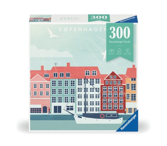 Puslespill 300 København Ad Ravensburger Puslespill 300 København Ad Ravensburger