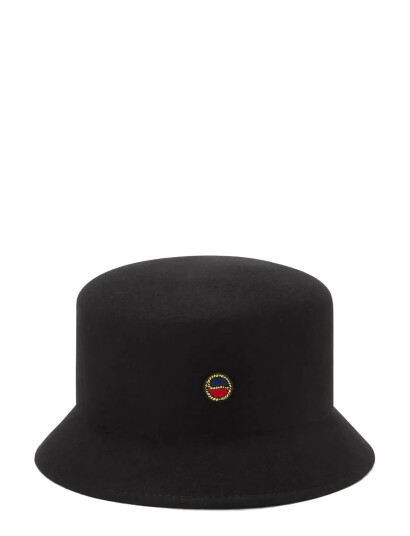 BUSNEL Tina Felted Bucket Hat Black S