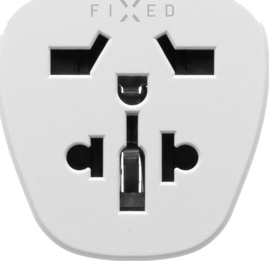 Fixed verden til EU reiseadapter (hvit) Fixed verden til EU reiseadapter (hvit)