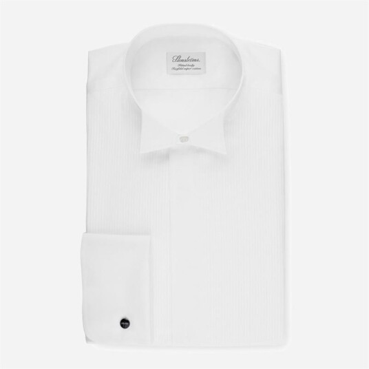 Stenströms Smoking Fitted Body Knekk Xla White Stenströms Smoking Fitted Body Knekk Xla White