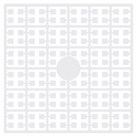 Pixelhobby Midi Perler 100 Hvit 2x2mm 140 pixels Pixelhobby Midi Perler 100 Hvit 2x2mm 140 pixels
