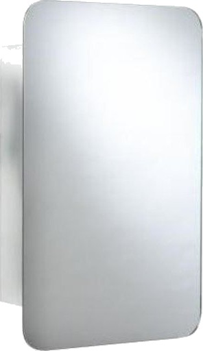 HeFe Medway Speilskap med skyvedør 41x67 cm, Rustfritt stål HeFe Medway Speilskap med skyvedør 41x67 cm, Rustfritt stål