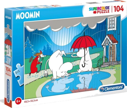 Mummi 104-brikkers puslespill eventyr i Mummidalen