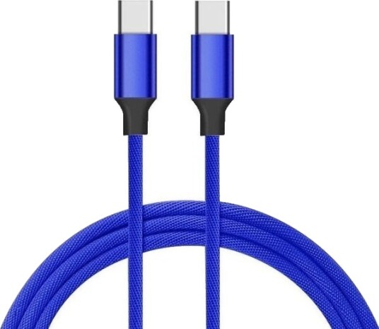 Usb-Kabel Vayox Usb-C Til Usb-C Blå 2A 1,5 M Va0037