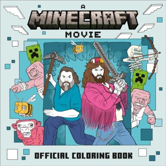 A Minecraft Movie Official Coloring Book A Minecraft Movie Official Coloring Book