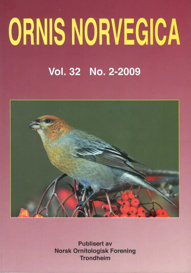 Norsk Ornitologisk Forening Ornis Norvegica   2009 2