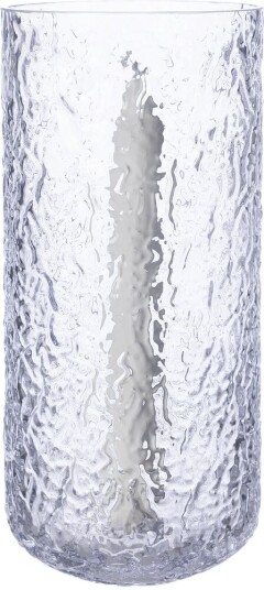 Ernst Lyslykt for Kronelys Mønstret Glass Ø11x25 cm Ernst Lyslykt for Kronelys Mønstret Glass Ø11x25 cm
