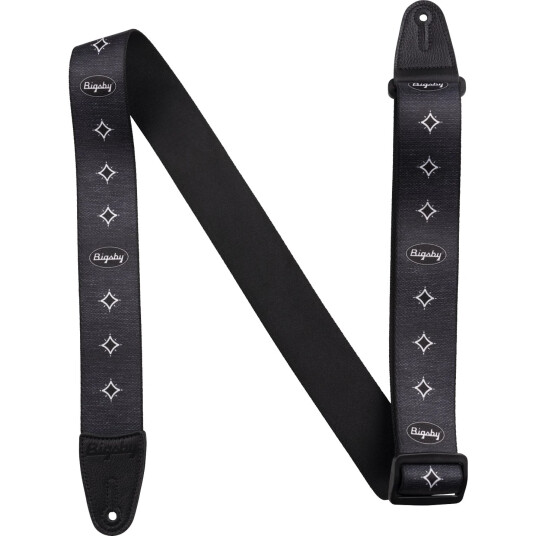 Gretsch Bigsby Star Graphic Strap Svart, 2"