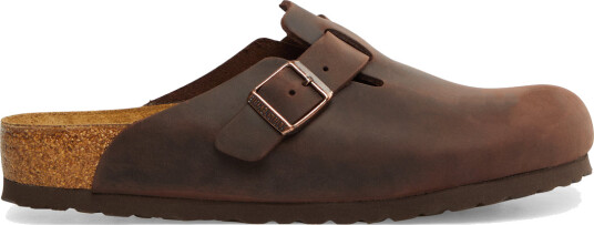 Birkenstock Boston Natural Leather Oiled - Brown - 38