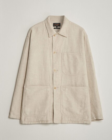 BEAMS PLUS MIL Chore Jacket Off White BEAMS PLUS MIL Chore Jacket Off White