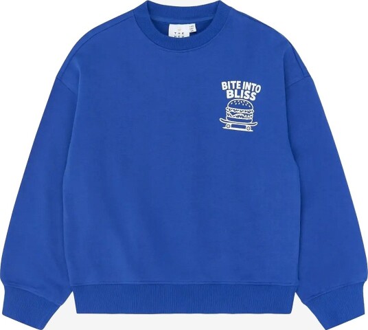 The New Tnyonas Os Sweatshirt MAZARINE BLUE 122/128 The New Tnyonas Os Sweatshirt MAZARINE BLUE 122/128