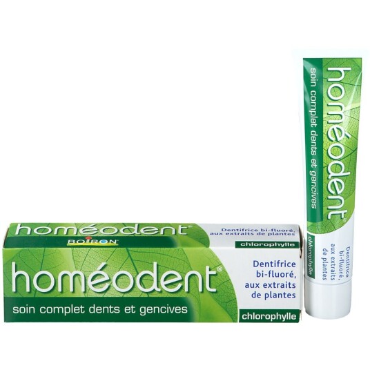 Naturlig homeopatisk tannkrem HOMEODENT Klorofyll 75 ml Naturlig homeopatisk tannkrem HOMEODENT Klorofyll 75 ml