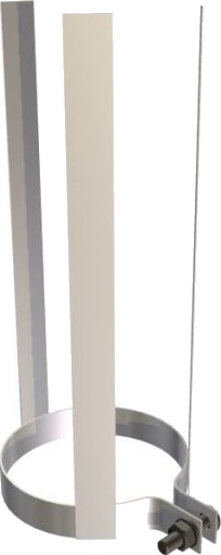 Metalbestos skorstein Ø 250 mm føringsbrakett
