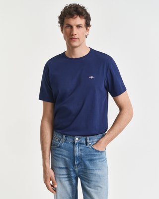Gant Klassisk t skjorte i regular fit PERSIAN BLUE XXXL