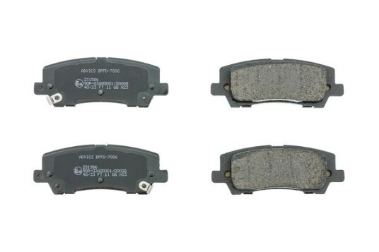 Bremseklosser AISIN BPFD-7006