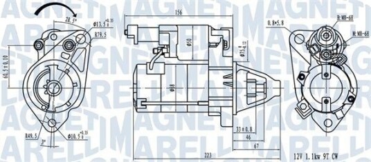 MAGNETI MARELLI 063721458010 Starter MAGNETI MARELLI 063721458010 Starter