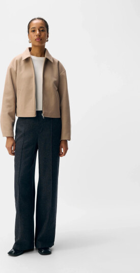Object Objpolly L/S Short Jacket Noos - Beige - 38 Object Objpolly L/S Short Jacket Noos - Beige - 38