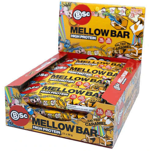 BSC Mellow Salted Caramel Bar 50g BSC Mellow Salted Caramel Bar 50g