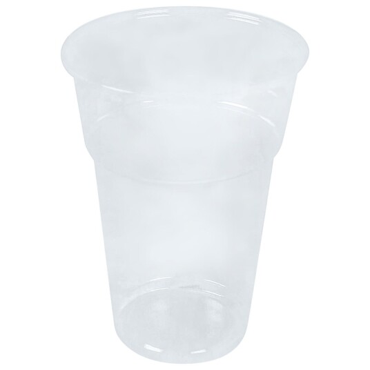 NATUREStar Drikkebeger til kalde drikker PLA 51 cl 9.5x13 cm (ØxH) Transparent 0.4 l målestrek 50 Stykk / Forpakning