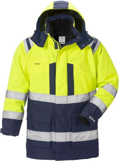 Fristads Vinterparkas 3-I-1 Airtech® 4036 Gtt, Klass 3 Varsel Gul/marinblå Xs