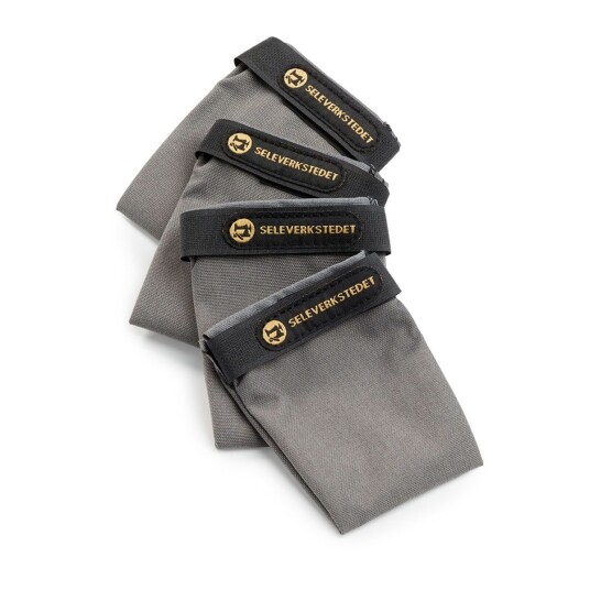 Seleverkstedet Mini+ Endurance Potesokker 4pk i Grå/Svart til Hund