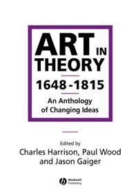 Art In Theory 1648-1815