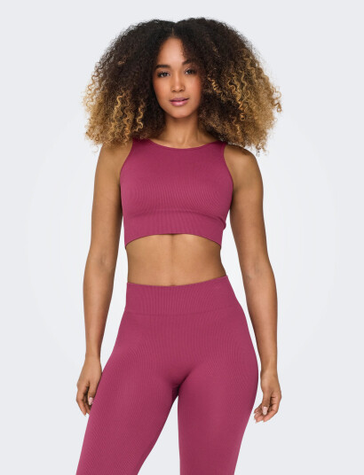 Only Play Onpjaia Life Un Sl Seam Short Top Noos - Burgundy - M/L Only Play Onpjaia Life Un Sl Seam Short Top Noos - Burgundy - M/L