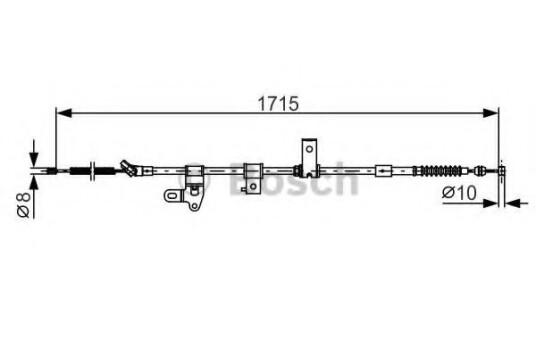 Bremsewire BOSCH 1 987 482 348 Bremsewire BOSCH 1 987 482 348