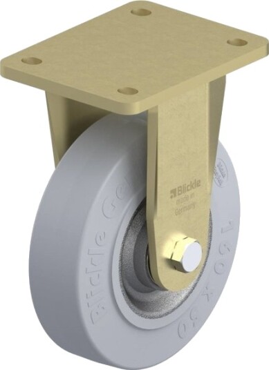 Blickle 381897 Bs-Se 160K-Sg Faste Hjul, Hjuldiameter 160 Mm, Bæreevne Maks. 450 Kg, 1 Stk