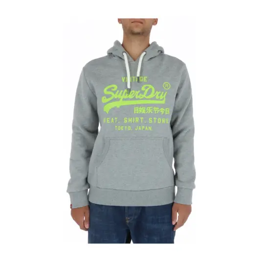 Superdry Herre Gensere & Hettegensere Grå 2XL,