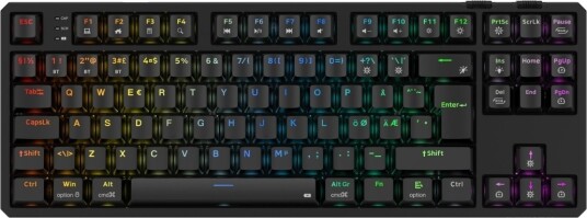 Cepter Cyclops Pro TKL trådløst gamingtastatur svart Cepter Cyclops Pro TKL trådløst gamingtastatur svart