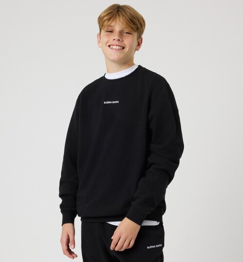 Björn Borg Collegegenser Slott Classic+ Black Björn Borg 9 10 år (134 140) Collegegenser Hvit Svart