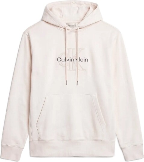 Calvin Klein Jeans Ls Prem Terry Denim Applique Mnl   Cream   S