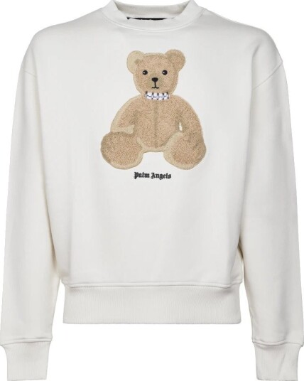 Palm Angels Herre Gensere & Hettegensere Hvit 2XL,