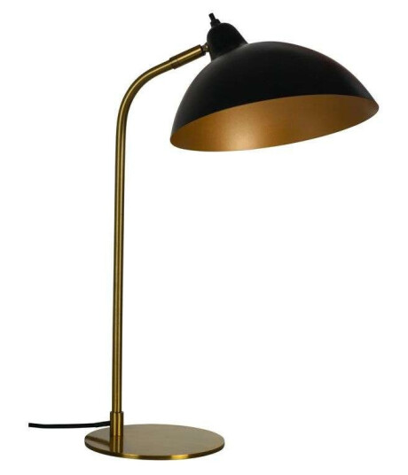 Dyberg Larsen Futura Bordlampe Matt Sort/ Gull/Messing
