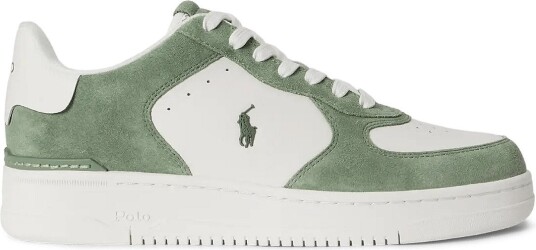 Polo Ralph Lauren Masters Court Leather Suede Sneaker DECKWASH WHITE/CA 41
