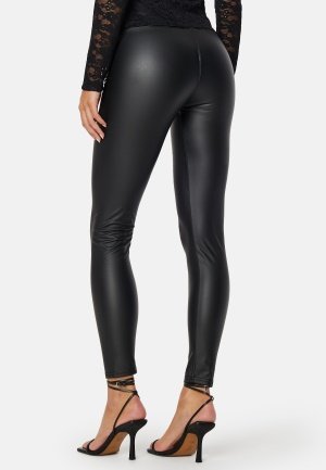 John Zack Faux Leather PU Legging Black L (UK14)