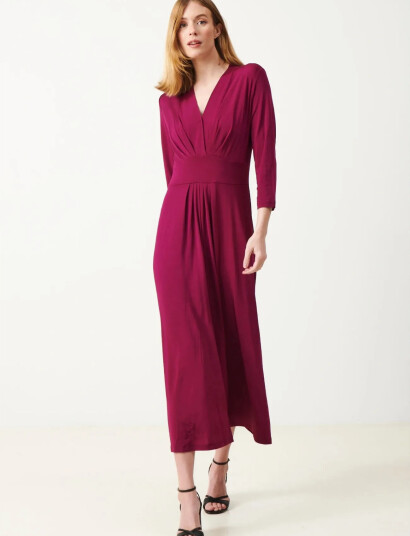 Jumperfabriken Clarissa Dress Burgundy XS
