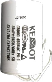Kemot Urz3134 Kondensator 25 Μf 450 V For Enfasede Motorer