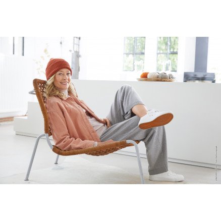 Cool Wool Ribblue av Lana Grossa Ribblue Strikkeoppskrift Str 53 57 cm 58 61 cm