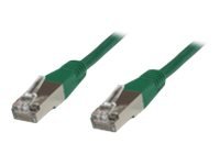 MicroConnect - Nettverkskabel - RJ-45 (hann) til RJ-45 (hann) - 7 m - skjermet, beskyttet tvunnet parkabel (STTP) - CAT 6 - grønn